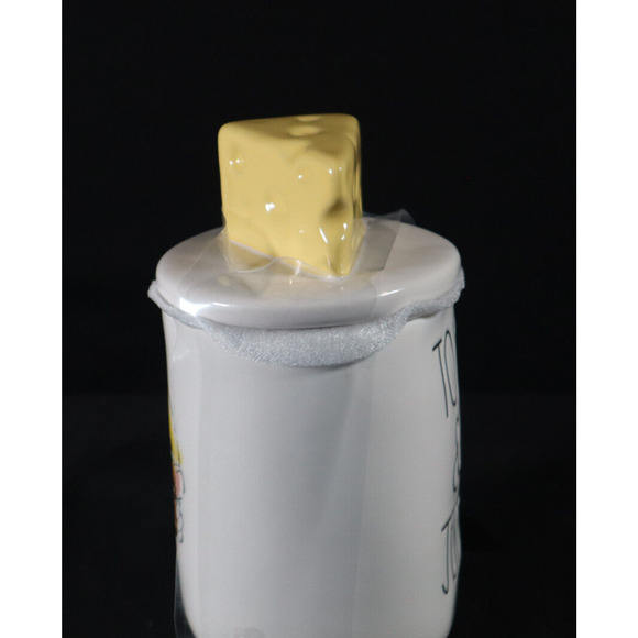 Rae Dunn Tom and Jerry Ceramic Coffee Mug with Cheese Topper - Picture 5 of 7